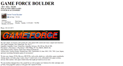 Desktop Screenshot of gameforceboulder.com