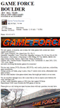 Mobile Screenshot of gameforceboulder.com